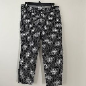 Crown & Ivy Navy White Pants